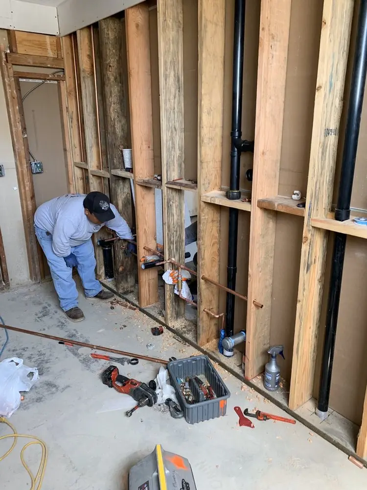 Commercial rough-in plumbing for Water Heater Replacement in Ben Lomond